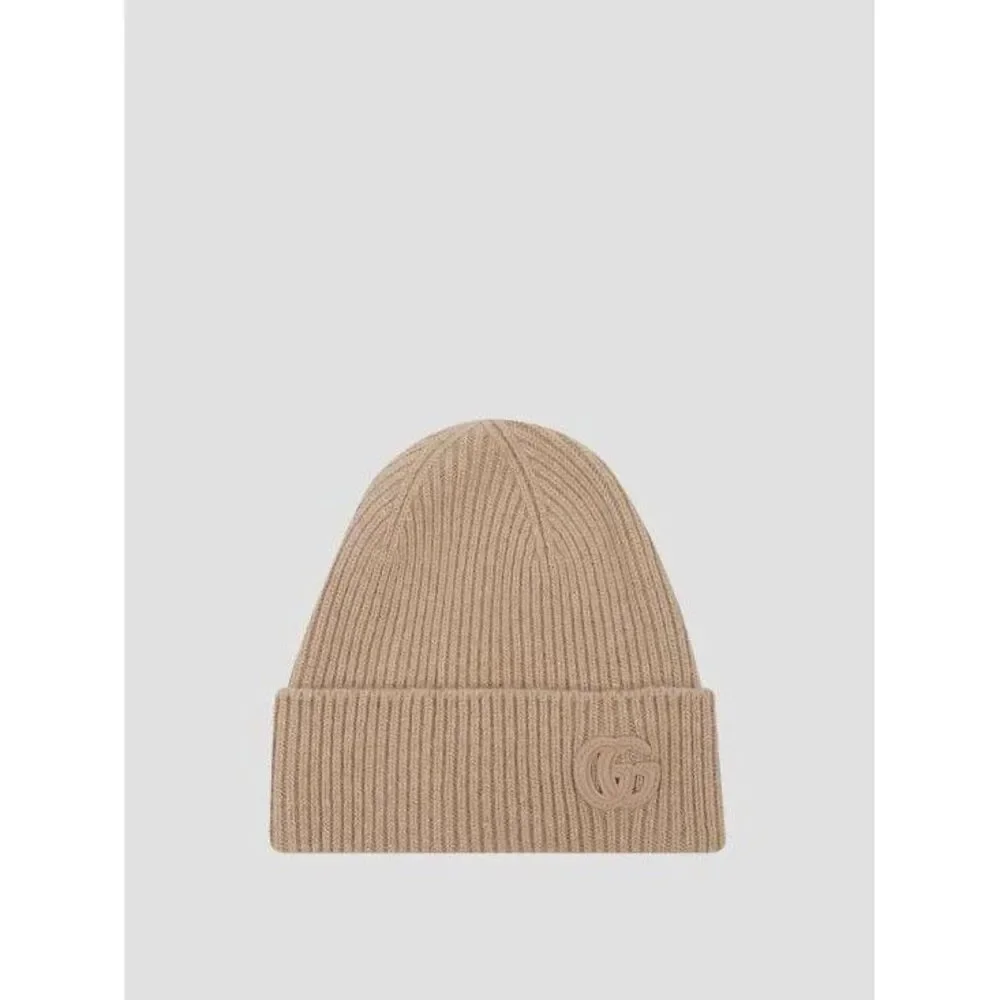 Cashmere Patch Beanie